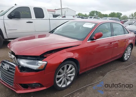 2013 Audi A4 2.0T Premium from USA, damaged, VIN WAUFFAFL9DN014419